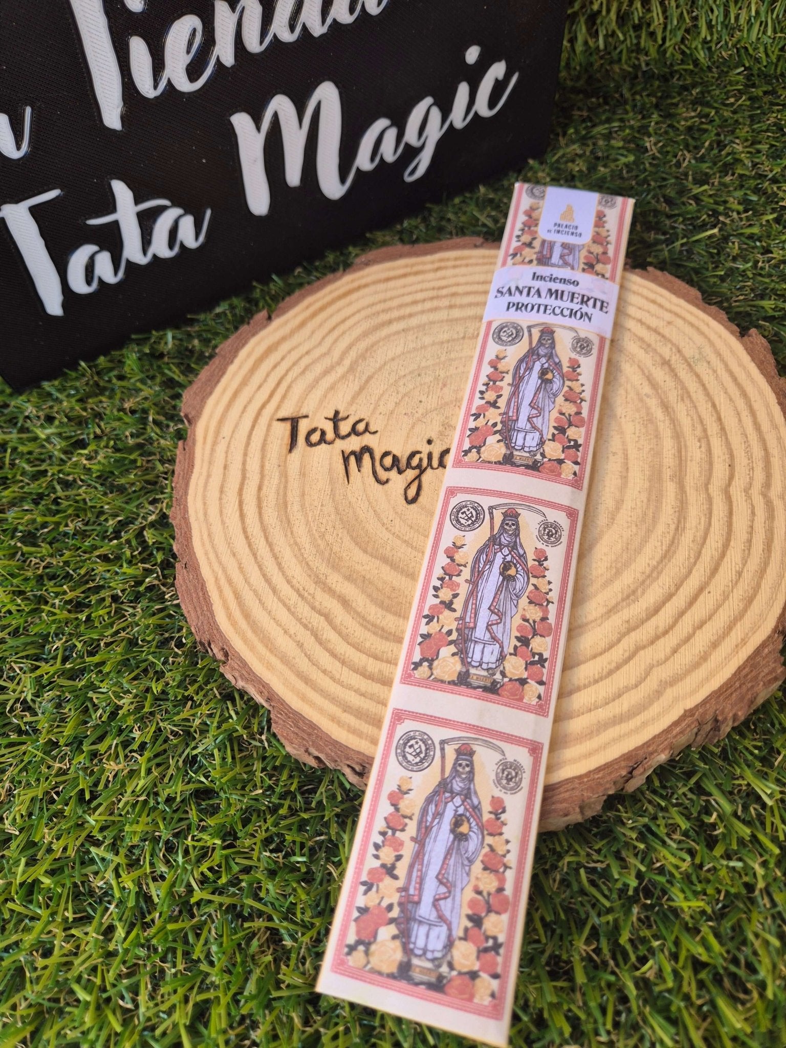 Incienso Santa Muerte Para Protección Palacio del Incienso - Limpieza, Defensa y Cierre de Caminos Negativos Tienda esotérica Málaga - La Tienda de Tata Magic: tienda Esotérica en Málaga